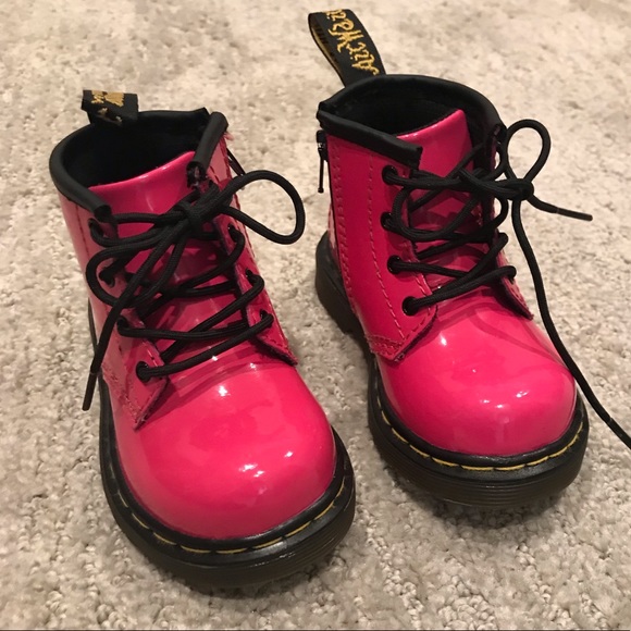 bright pink doc martens